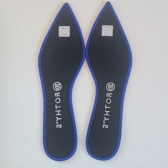 Rothys The Point Pebble Gray Flats Women's Size 10.5 - Picture 14 of 16